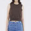 Women The Editor's Market Tops | Ranyon Relaxed Knit Tank Espresso