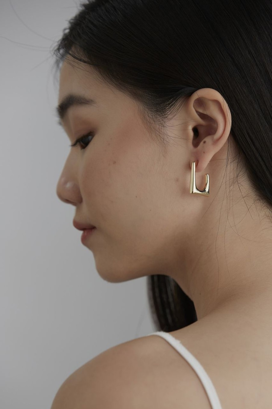 Women Afterall Earrings | Vina Hoop Earrings Gold