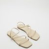 Women The Editor's Market Flats | Danae Strappy Sandals Dune