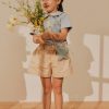 Kids Evryday Studios | Peterpan Collar Blouse Dove Blue