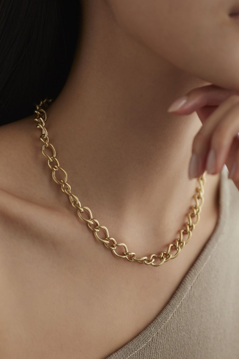 Women Afterall Necklaces | Skye Chain Necklace Gold