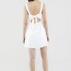 Women The Editor's Market Dresses | Noemi Tie-Back Mini Dress White