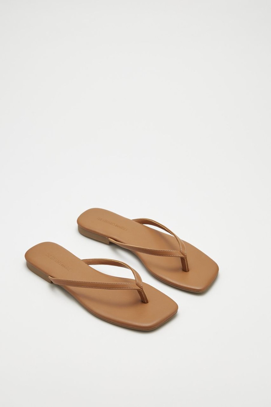 Women The Editor's Market Flats | Althea Thong Slides Nectar