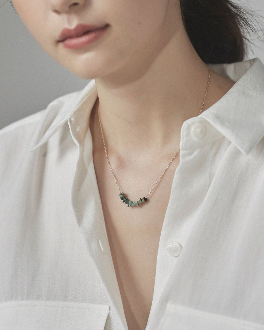 Women Afterall Necklaces | Laurel Necklace Gold/Green