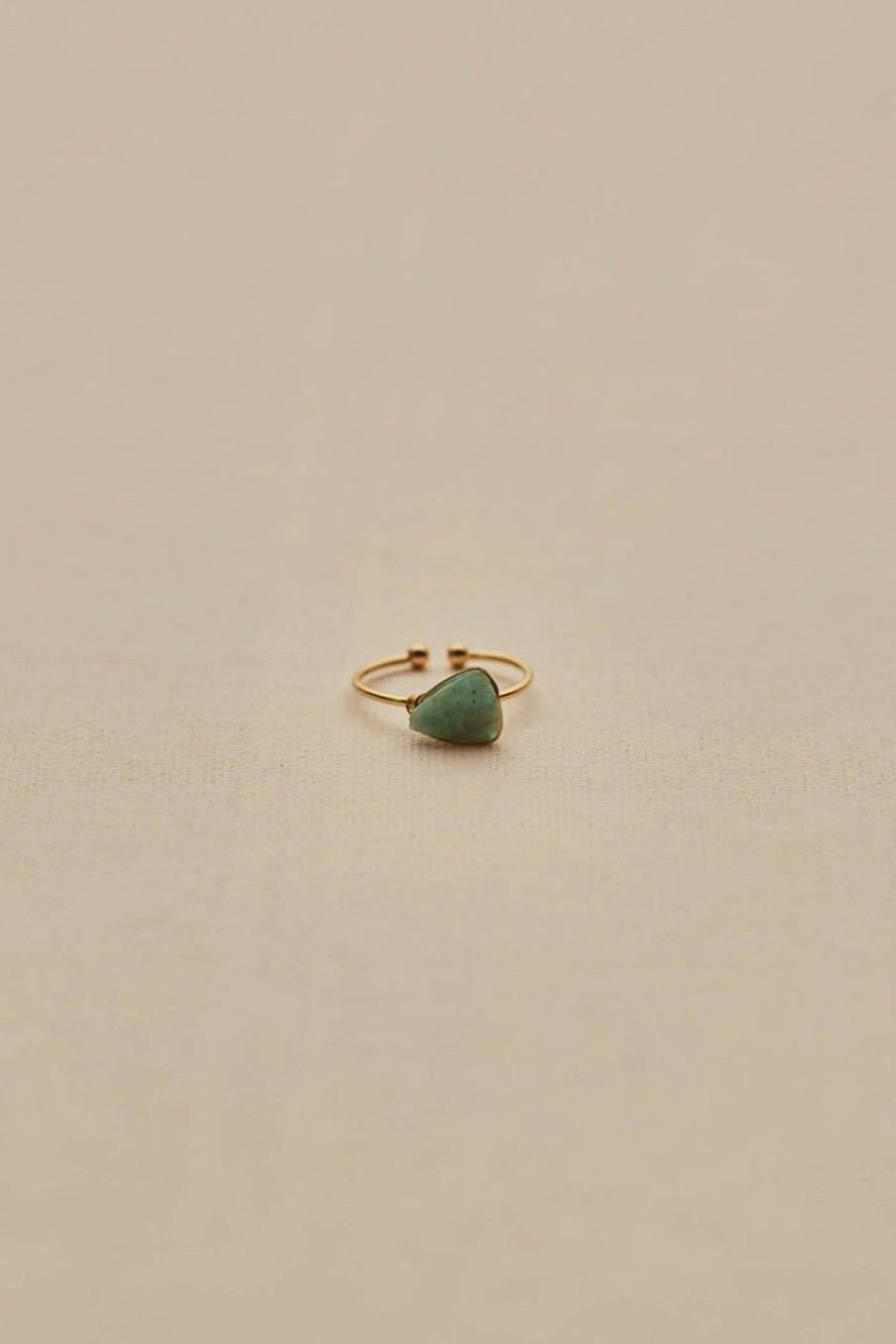 Women Afterall Rings | Zeta Ring Gold/Cyan