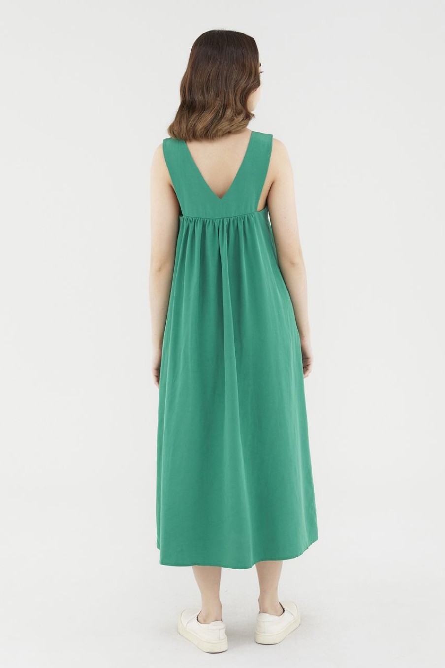 Women The Editor's Market Dresses | Dariann Tent Dress Lush Green