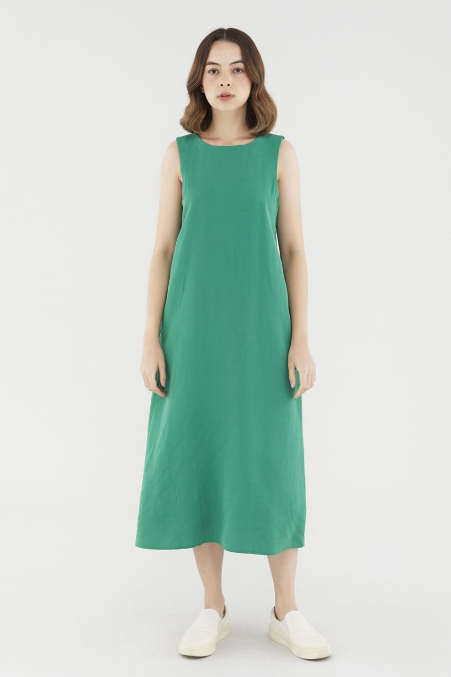 Women The Editor's Market Dresses | Dariann Tent Dress Lush Green