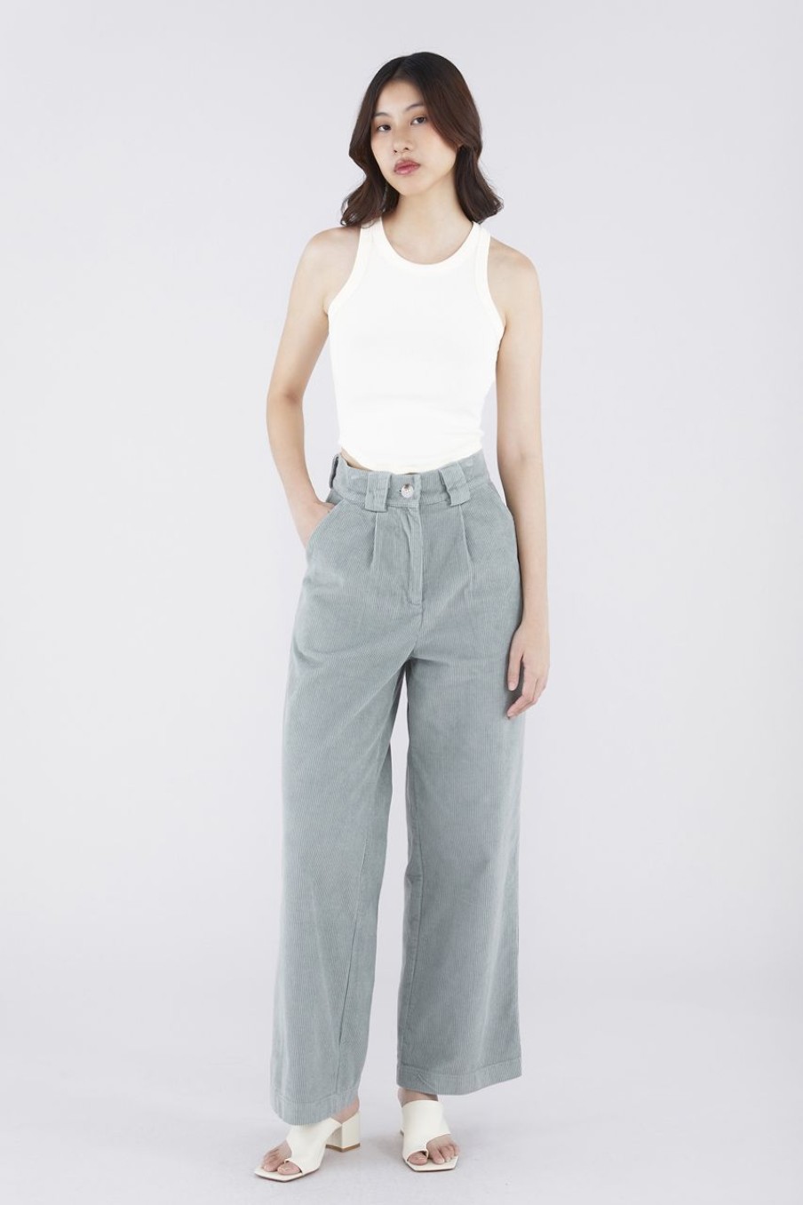 Women The Editor's Market Pants | Judel Corduroy Pants Willow