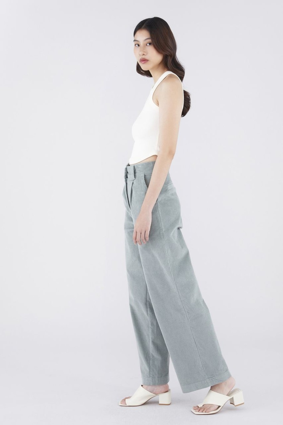 Women The Editor's Market Pants | Judel Corduroy Pants Willow