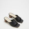 Women The Editor's Market Heels | Iris Mules Charcoal