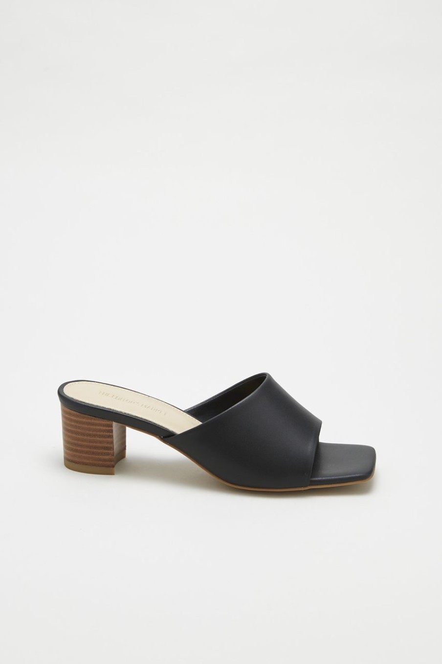 Women The Editor's Market Heels | Iris Mules Charcoal