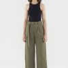 Women The Editor's Market Pants | Celeste Utility Pants Slate Green