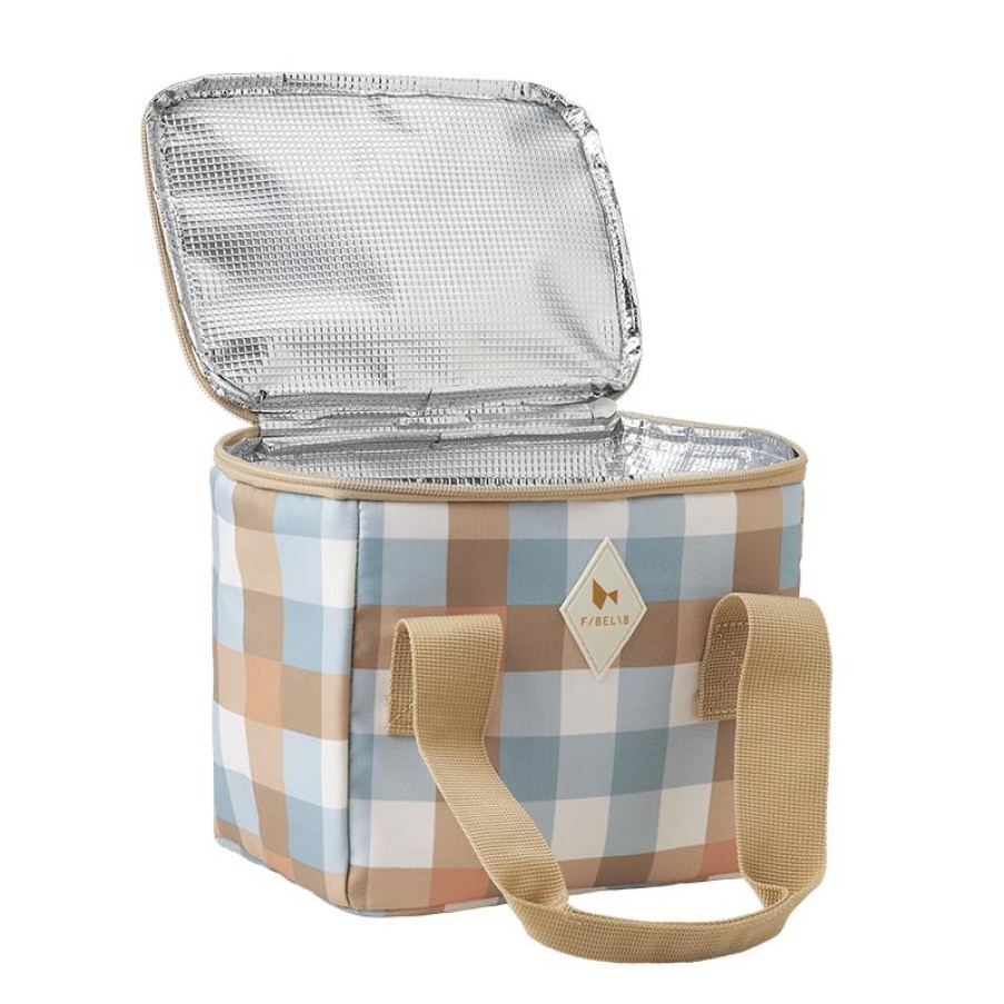 Kids Evryday Studios | Fabelab Lunch Cooler Bag Cottage Blue Checks