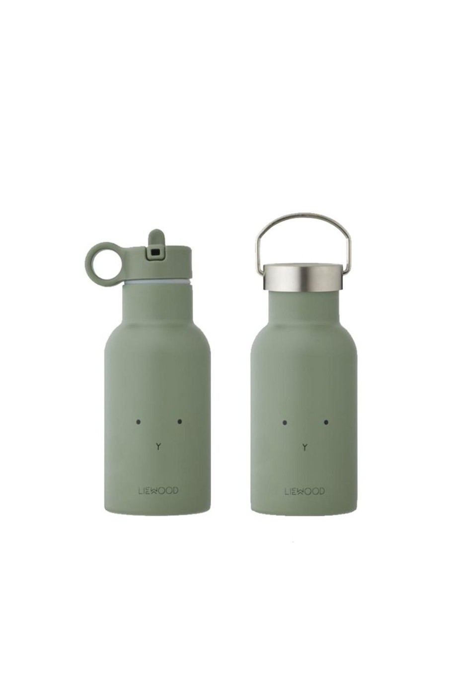 Kids Evryday Studios | Liewood Anker Water Bottle Rabbit Faune Green