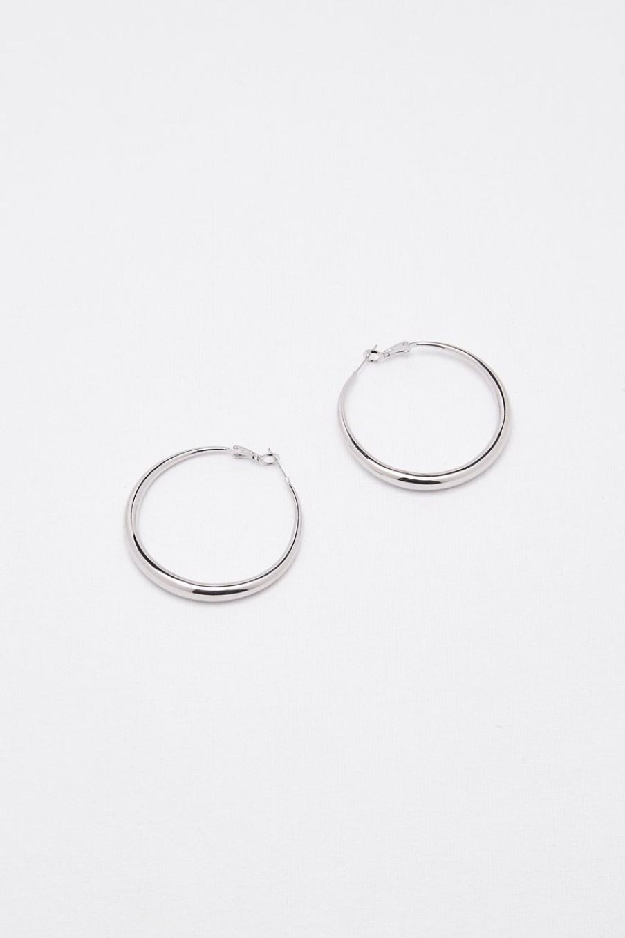 Women Afterall Earrings | Cacie Hoop Earrings Silver