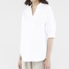 Women The Editor's Market Tops | Theia Relaxed Shirt White