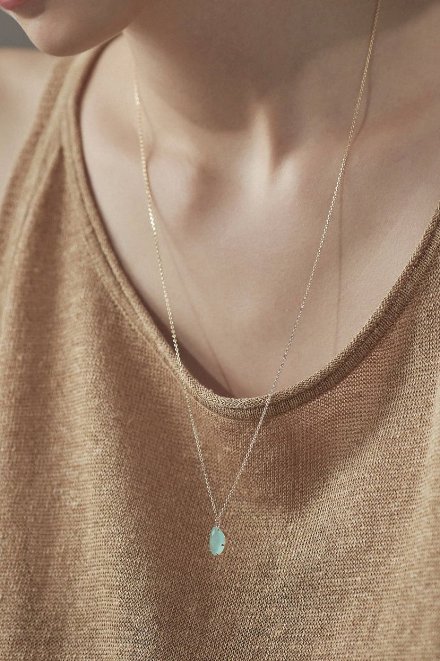 Women Afterall Necklaces | Merle Necklace Gold/Cyan