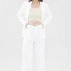 Women The Editor's Market Pants | Monroe Relaxed Pants Ivory