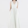 Women The Editor's Market Dresses | Hazell Padded V-Neck Dress Dew