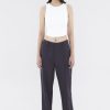 Women The Editor's Market Pants | Goven Mid-Rise Tailored Pants Charcoal