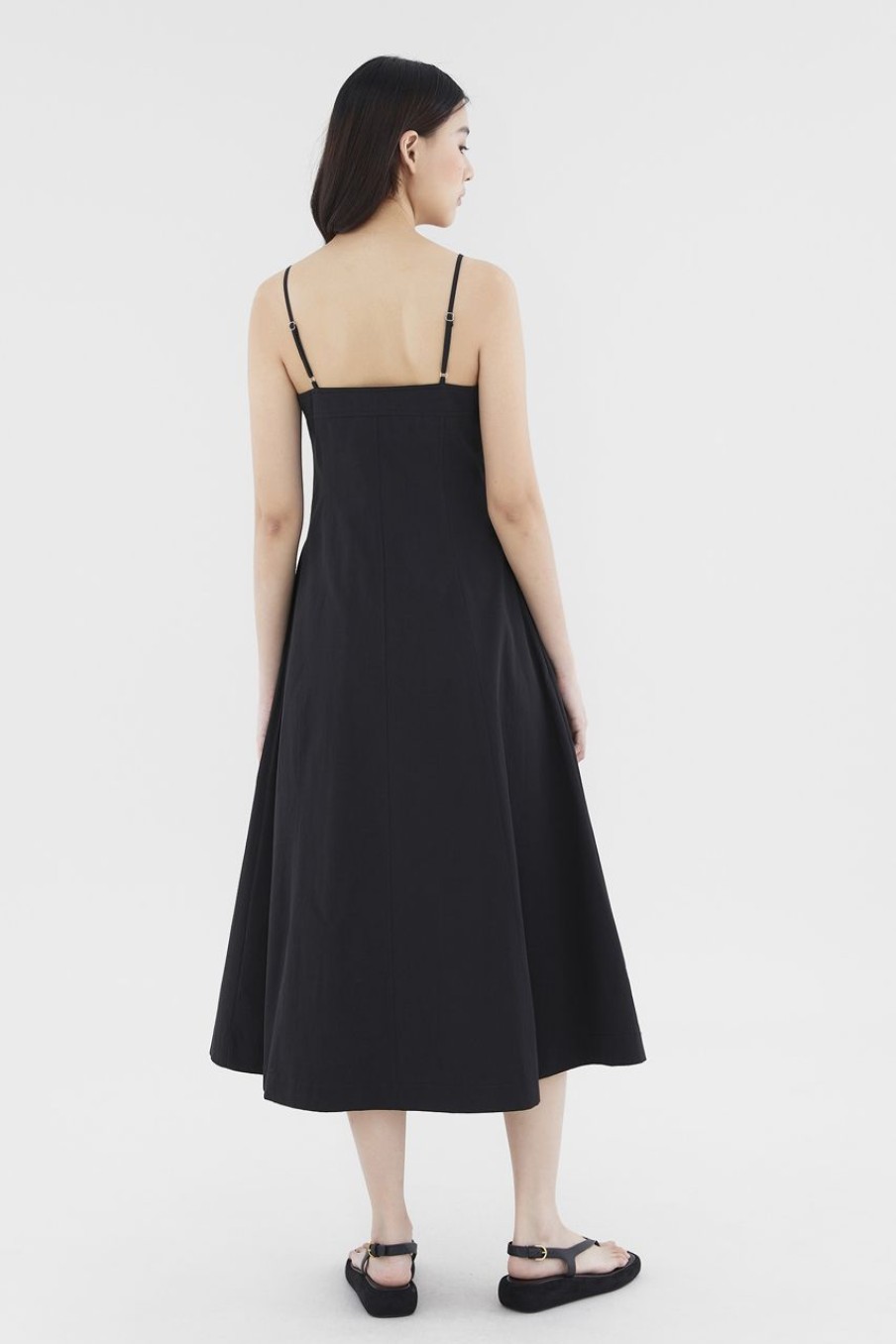 Women The Editor's Market Dresses | Ruyski Fit And Flare Dress Black