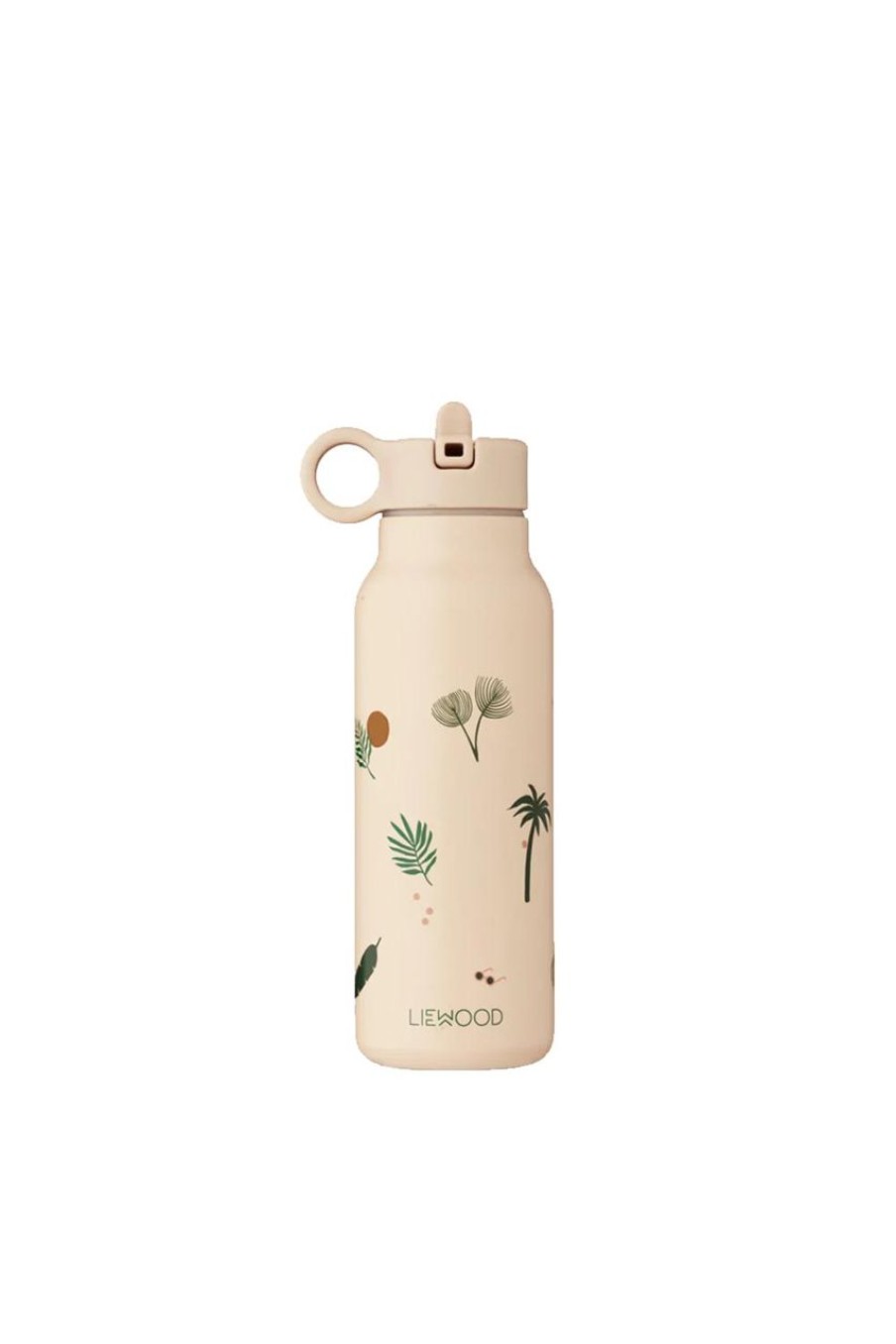 Kids Evryday Studios | Liewood Falk Water Bottle Jungle/Apple Blossom Mix