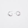 Women Afterall Earrings | Heide Hoop Earrings Silver