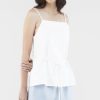 Women The Editor's Market Tops | Paloma Relaxed Camisole White