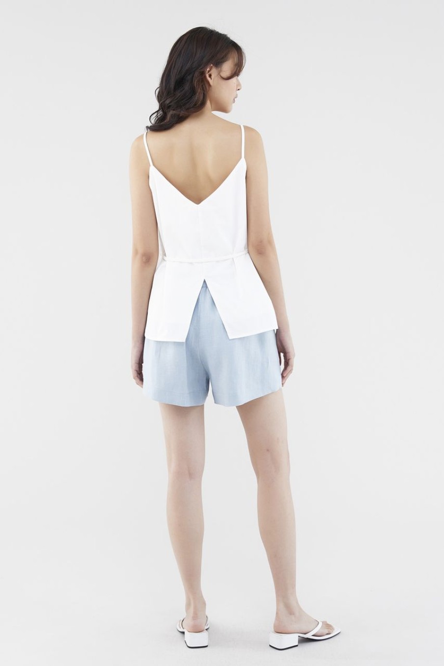 Women The Editor's Market Tops | Paloma Relaxed Camisole White