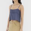 Women The Editor's Market Tops | Kaire Pleated Camisole Heron