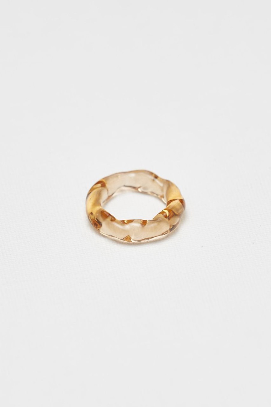 Women Afterall Rings | Twyla Resin Ring Peach