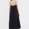 Women The Editor's Market Dresses | Shanelle Back-Pleat Dress Black