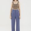 Women The Editor's Market Pants | Edelyn High-Waist Pants Slate Blue