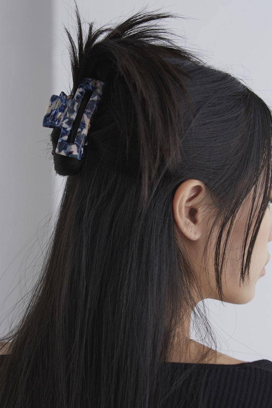 Women Afterall Hair Accessories | Meagan Hair Claw Blue/Multi Marble