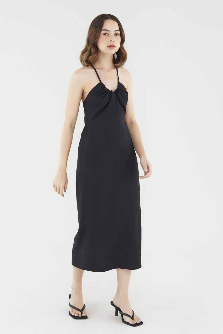 Women The Editor's Market Dresses | Zariyah V-Neck Dress Black