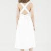 Women The Editor's Market Dresses | Kelly Cross-Back Dress White