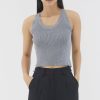 Women The Editor's Market Tops | Carmen Halter Tank Pebble