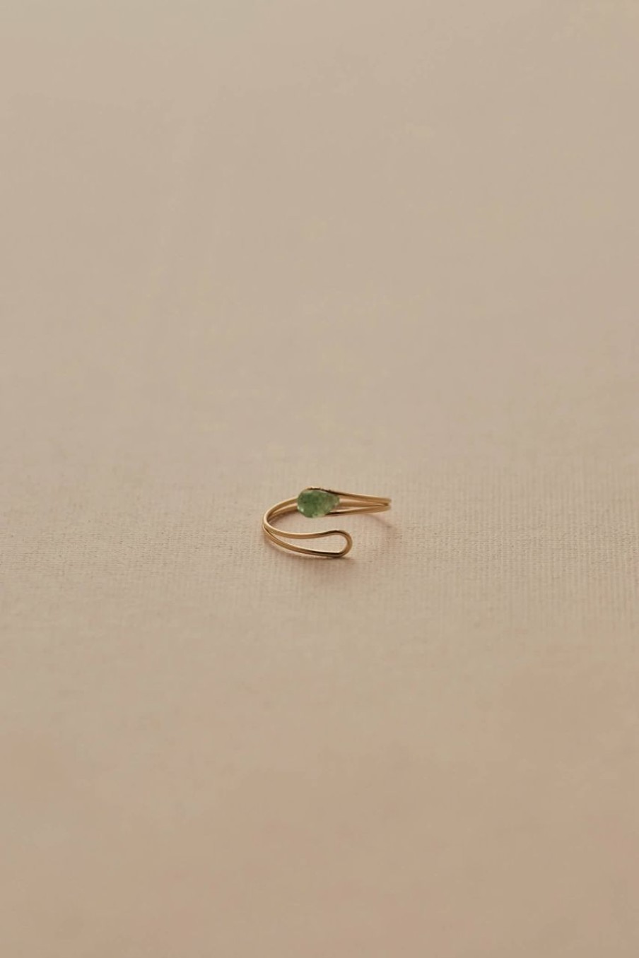 Women Afterall Rings | Yoan Ring Gold/Green