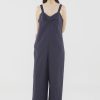 Women The Editor's Market Jumpsuits | Harleigh Pleated-Front Jumpsuit Eclipse