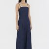 Women The Editor's Market Jumpsuits | Henzo Denim Wide Leg Jumpsuit Dark Blue