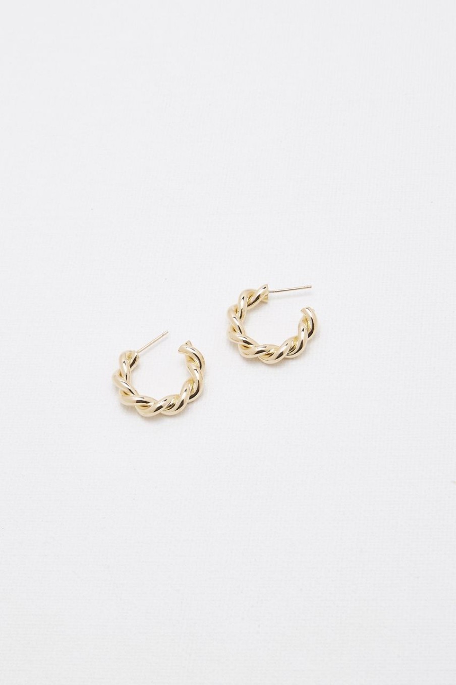 Women Afterall Earrings | Velvet Hoop Earrings Gold