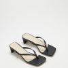 Women The Editor's Market Heels | Elena Heeled Thongs Charcoal