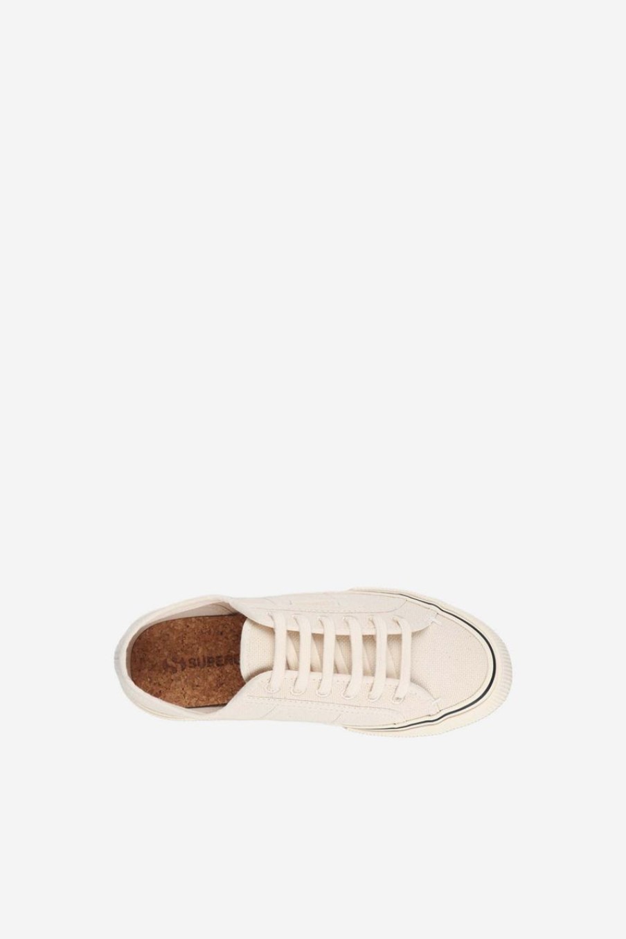 Women Superga Sneakers & Trainers | Superga 2490 Bold Organic Cotton Natural Beige