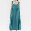 Women The Editor's Market Dresses | Roux Pleated Dress Teal