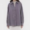 Women The Editor's Market Tops | Denery Oversized Shirt Griffin