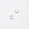 Women Afterall Earrings | Gillian Hoop Earrings Silver