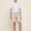 Kids Evryday Studios | Short-Sleeved Shirt Sand Stripes