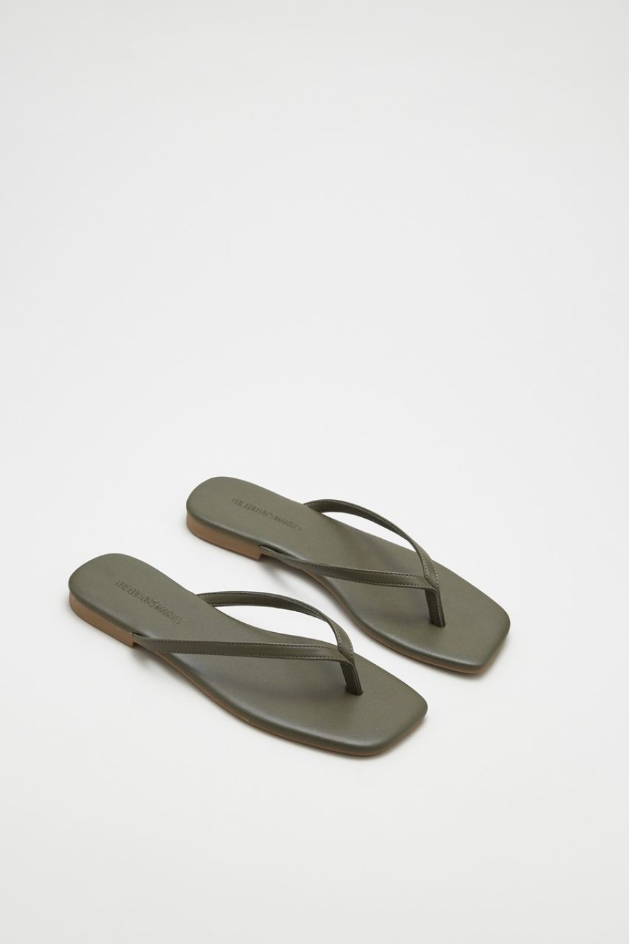 Women The Editor's Market Flats | Althea Thong Slides Olive