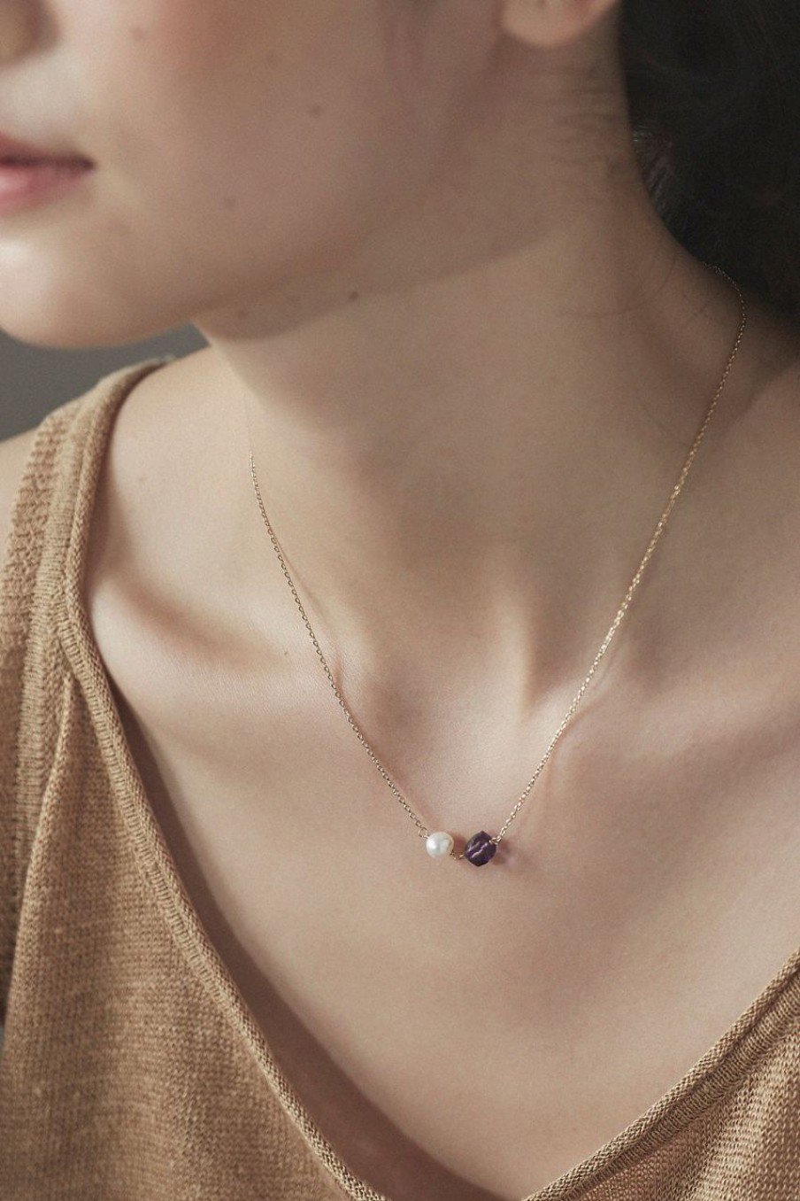 Women Afterall Necklaces | Lovell Necklace Gold/Purple