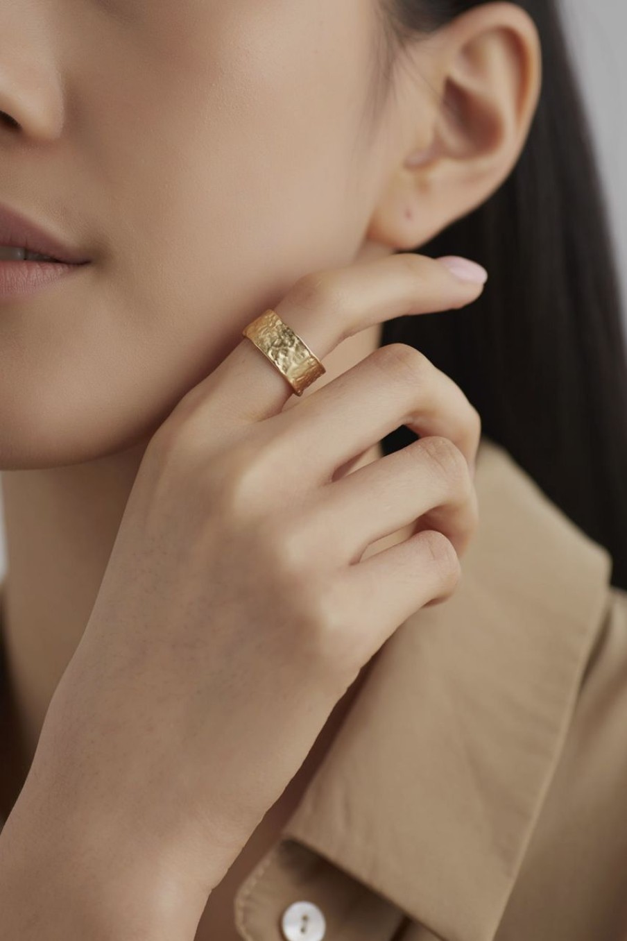 Women Afterall Rings | Terez Ring Matte Gold